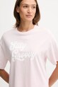 United Colors of Benetton t-shirt bawełniany różowy 3MI5D10AY