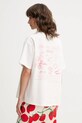 Odzież Never Fully Dressed t-shirt Tomato NFDTO1777 biały