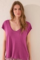 women'secret tricou relaxed violet 3279719