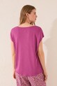 Odzież women'secret t-shirt 3279719 fioletowy