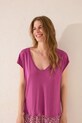 women'secret t-shirt 3279719 fioletowy