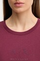 Armani Exchange t-shirt bawełniany bordowy XW001459.AF10356