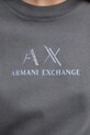 Armani Exchange t-shirt bawełniany szary XW001345.AF16356