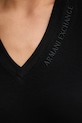 Armani Exchange tricou XW001355.AF16294 negru