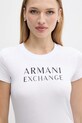 Armani Exchange t-shirt bawełniany biały XW001357.AF10356