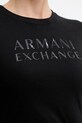 Хлопковая футболка Armani Exchange XW001357.AF10356 чёрный