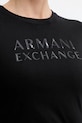 Bavlněné tričko Armani Exchange XW001357.AF10356 černá