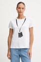 Odzież Armani Exchange t-shirt bawełniany XW001361.AF10356 biały