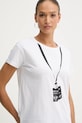 Armani Exchange t-shirt bawełniany biały XW001361.AF10356