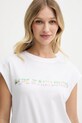 Хлопковая футболка Pepe Jeans белый PL506121