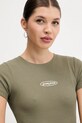 Tričko Guess Jeans zelená W5YP37.KA0H1