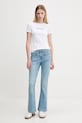 Guess Jeans tricou W5YI04.J1314 alb AW25
