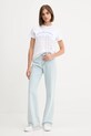Kratka majica Guess Jeans W5YI23.J1314 bela AW25
