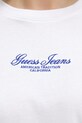 Памучна тениска Guess Jeans W5YI25.K8HM0 бял