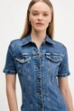 Guess Jeans sukienka jeansowa niebieski W5YK55.D5R11