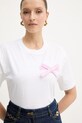 Odzież Patou t-shirt bawełniany JE1859999 biały