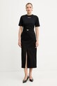 Patou t-shirt bawełniany JE1879999 czarny AW25