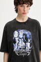 Bombažna kratka majica adidas Originals Buffy Tee Os črna JW0154