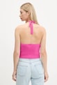 Ruházat adidas Originals top Fluffy Halter JW6002 rózsaszín