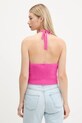 Îmbrăcăminte adidas Originals top Fluffy Halter JW6002 violet