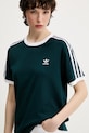 adidas Originals tricou 3-Stripes verde JY4855