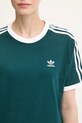 adidas Originals t-shirt 3-Stripes zielony JY4855