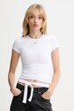 Diesel tricou T-BUNNY-TAIL uni alb A19337.0EJAI