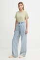 Marc O'Polo t-shirt bawełniany 5000006452 zielony AW25