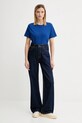 Marc O'Polo t-shirt bawełniany 5000006452 niebieski AW25