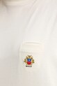 Bally t-shirt bawełniany WJE07E beżowy