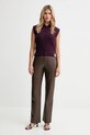 Bally kamizelka wełniana WKN0AN fioletowy AW25