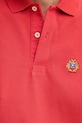 Bally polo bawełniane czerwony WJE04R