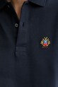 Bally polo bawełniane WJE04R granatowy