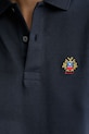 Bally polo bawełniane WJE04R granatowy
