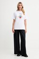 Bally t-shirt bawełniany WJE087 biały AW25