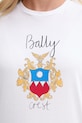 Bally t-shirt bawełniany WJE087 biały