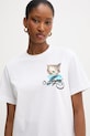 MSGM tricou din bumbac alb 3941MDM110SE.257590