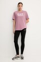EA7 Emporio Armani t-shirt bawełniany AF12503.7W000414 różowy AW25