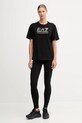 EA7 Emporio Armani t-shirt bawełniany AF12503.7W000414 czarny AW25