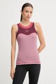 EA7 Emporio Armani top treningowy wzorzyste różowy AF19155.7W000556