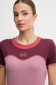 EA7 Emporio Armani t-shirt treningowy różowy AF19155.7W000557