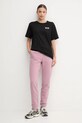 EA7 Emporio Armani t-shirt bawełniany AF12503.7W000407 czarny AW25