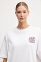 EA7 Emporio Armani t-shirt bawełniany biały AF12957.7W000726