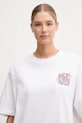 EA7 Emporio Armani t-shirt bawełniany biały AF12957.7W000726