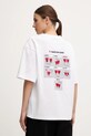 Odzież EA7 Emporio Armani t-shirt bawełniany AF12957.7X000036 biały
