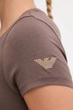 Tričko EA7 Emporio Armani TJDQZ.8NTT65 hnědá