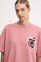 EA7 Emporio Armani t-shirt bawełniany różowy AF16720.7X000141