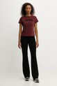 Guess t-shirt CELIA V5BI02.KCBF1 bordowy AW25