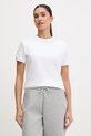 Guess t-shirt bawełniany CLELIA bawełna biały V5BI12.K8FQ4
