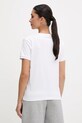 Odzież Guess t-shirt bawełniany CLELIA V5BI12.K8FQ4 biały